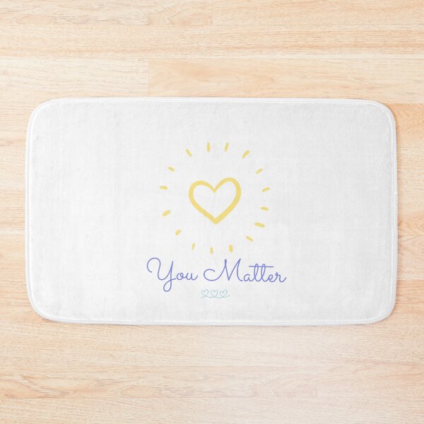 Item preview, You Matter w/ Big Yellow Heart - Products with a Purpose Charity Collection | Mental Health Advocate/Support, Suicide Prevention designed and sold by Teetee94.