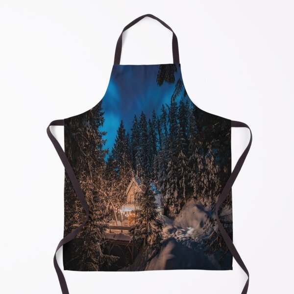 Item preview, View Of The Ice Pines And The Barn At Night designed and sold by justbejoker.