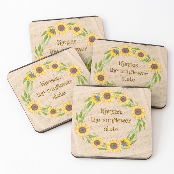 Item preview, Kansas, sunflower,  designed and sold by Mammabird.