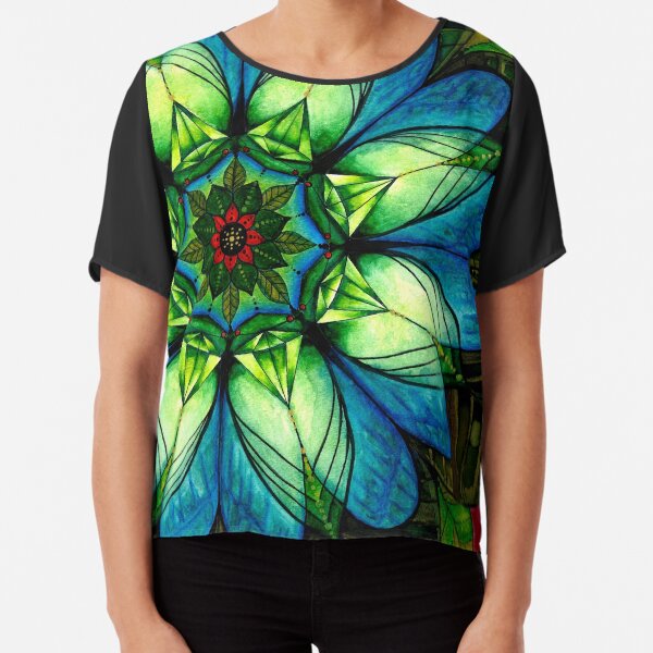 Cicada Summer Chiffon Top