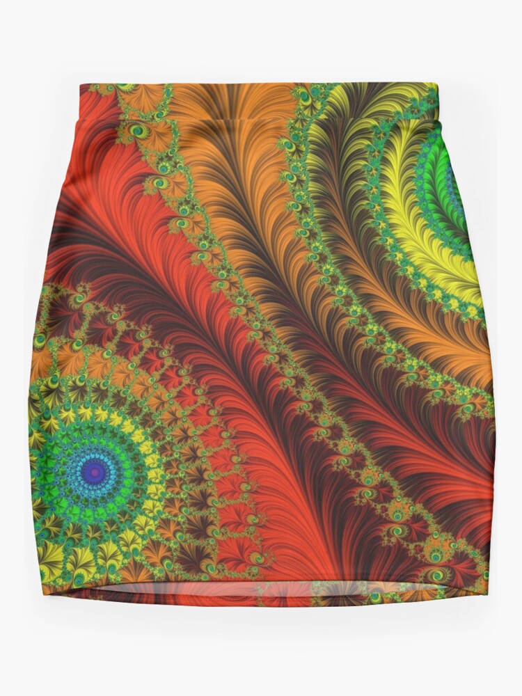 Discover Coat of Many Colors Mini Skirt