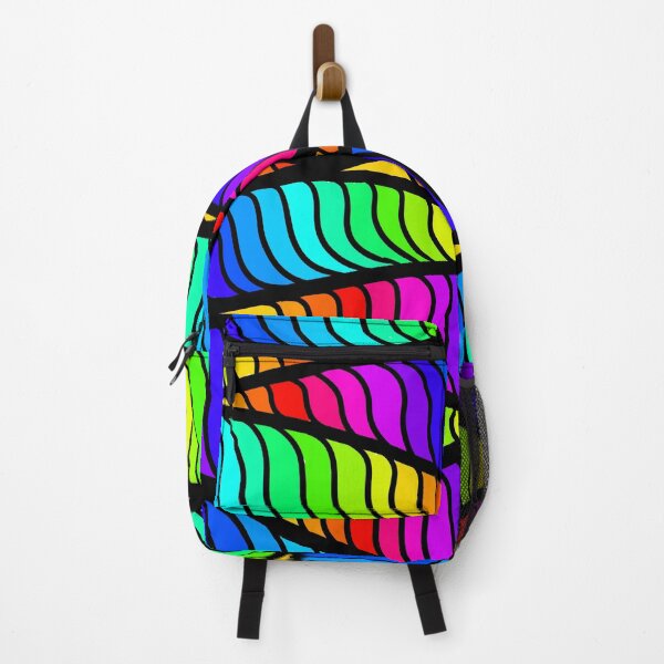 Item preview, Rainbow Psychedelic wave pattern designed and sold by ptelling.