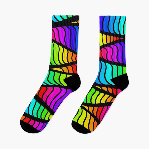Item preview, Rainbow Psychedelic wave pattern designed and sold by ptelling.