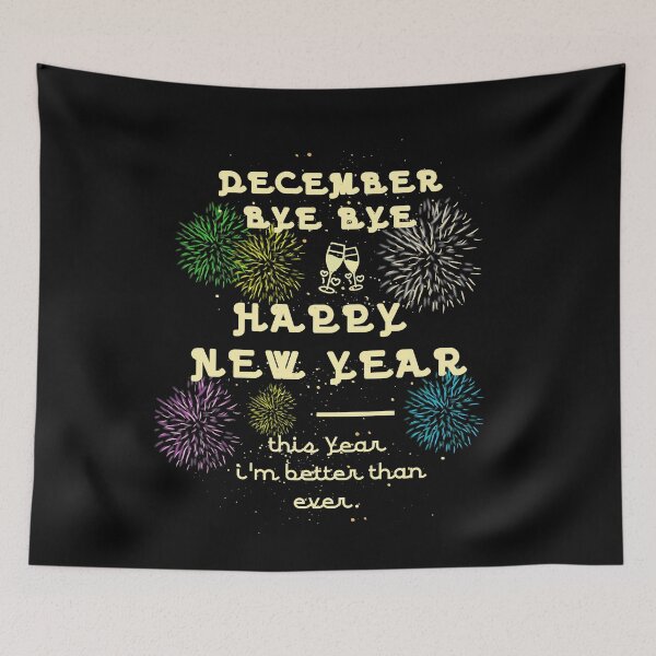 Item preview, December bye bye, hello New Year designed and sold by vibeno1.