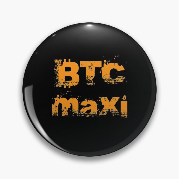 Item preview, Bitcoin Maxi Grunge Yellow designed and sold by StepupDesign.
