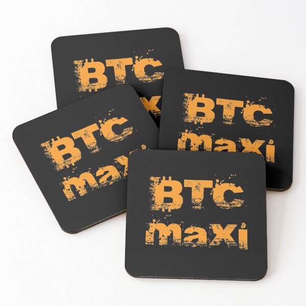 Item preview, Bitcoin Maxi Grunge Yellow designed and sold by StepupDesign.