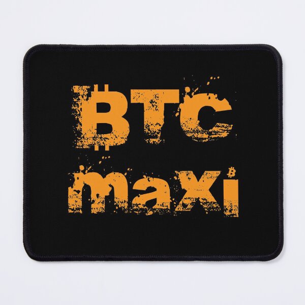 Item preview, Bitcoin Maxi Grunge Yellow designed and sold by StepupDesign.