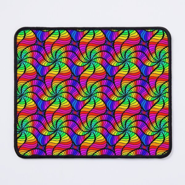 Item preview, Rainbow Psychedelic Spiral Pattern designed and sold by ptelling.