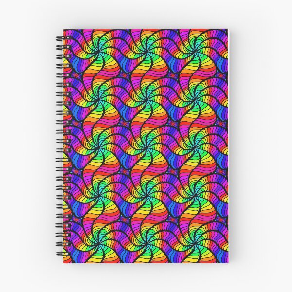 Item preview, Rainbow Psychedelic Spiral Pattern designed and sold by ptelling.
