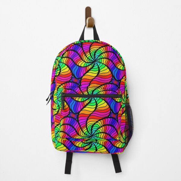 Item preview, Rainbow Psychedelic Spiral Pattern designed and sold by ptelling.