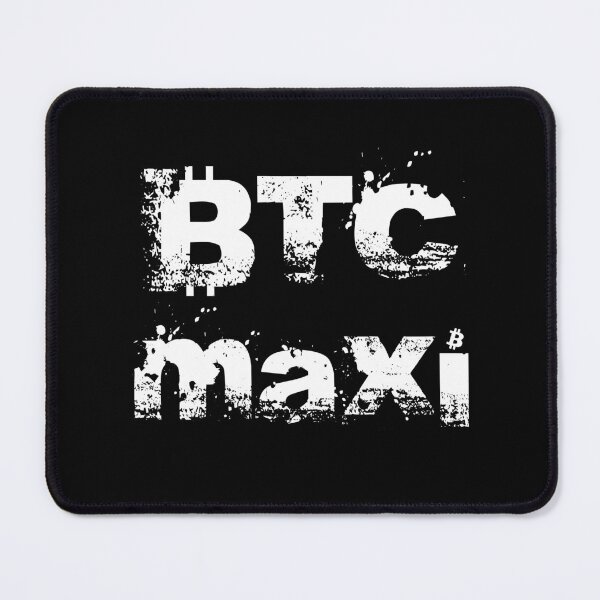 Item preview, Bitcoin Maxi Grunge White designed and sold by StepupDesign.