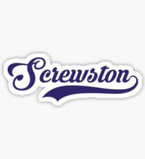 Screwston Sticker