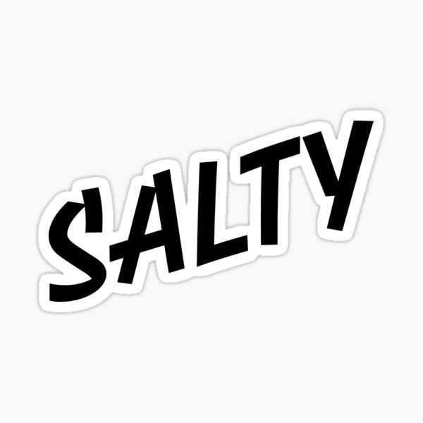SALTY (GRAPHIC) Sticker