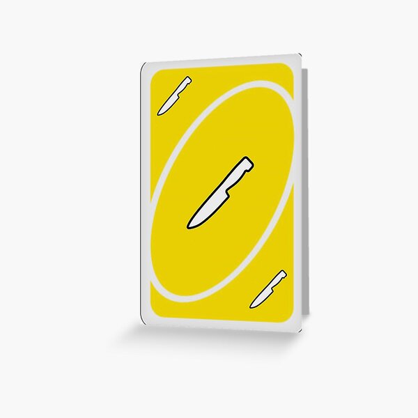 UNO Reverse card - Blue Greeting Card for Sale by crossesdesign