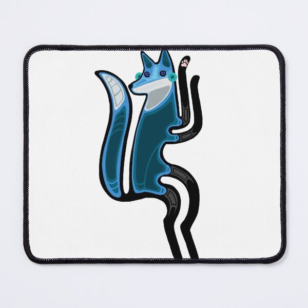 Item preview, Blue Earring Fox  designed and sold by Sky  Bear.