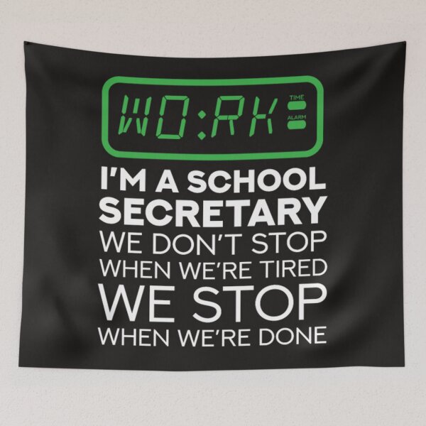Item preview, School secretary work dont stop designed and sold by Themngocbao.