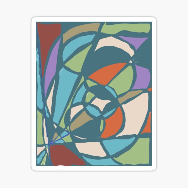 Abstract Geometric Wearable Art Sticker