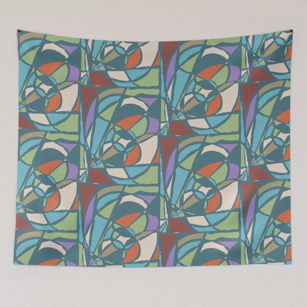 Item preview, Abstract Geometric Wearable Art designed and sold by Paxbear Tees.