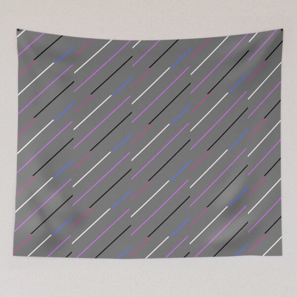 Item preview, Minimalist Genderfluid Flag - diagonal designed and sold by thesassypanda.