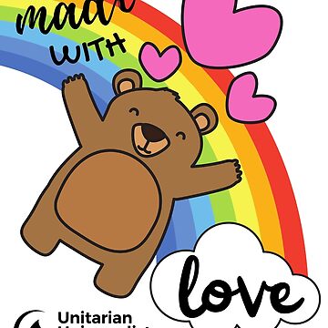 Artwork thumbnail, Rainbow Bear - Made with Love by UUCW