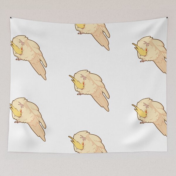 Item preview, preening cockatiel designed and sold by OneSmolArtist.