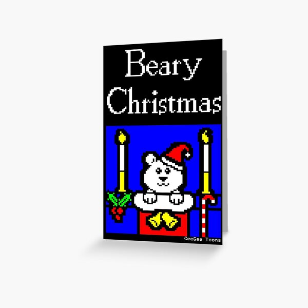 Teletext - Christmas Polar Bear Greeting Card