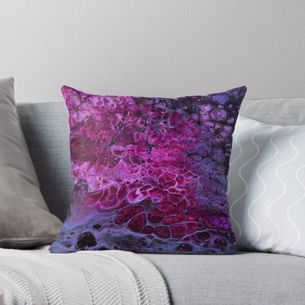 Item preview, Flow Art Collection – Purple & Pink - Acrylic Paint Pouring designed and sold by Lorelai I Dali.