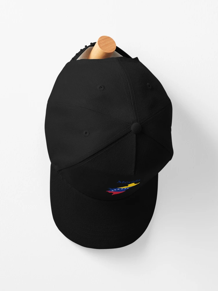 Gorra negra con mapa de Venezuela – Tu Kiosko Venezolano