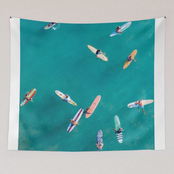 Item preview, Surfers in the ocean designed and sold by alternative-.