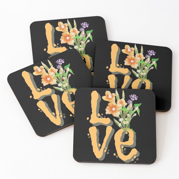 Item preview, Copy of Love Type With Butterfly & Flowers Design designed and sold by EarthArtDesigns.