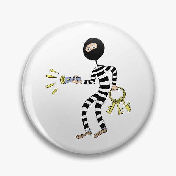Item preview, Thief with a flashlight. designed and sold by Olga81creative.