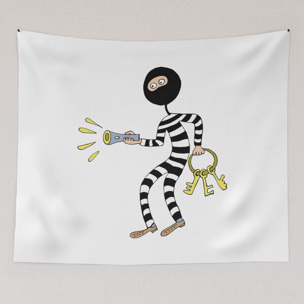 Item preview, Thief with a flashlight. designed and sold by Olga81creative.