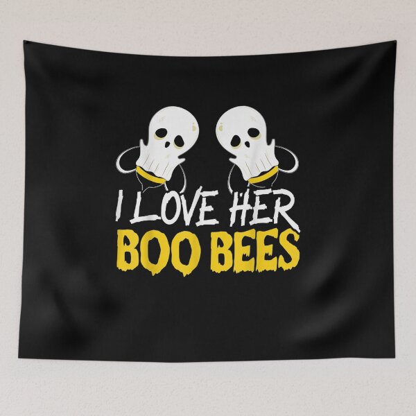 Item preview, I Love Her Boo Bees For A Couple Halloween Adult Costume designed and sold by ftomstore.