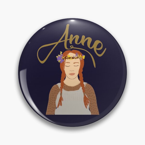 Item preview, Anne with an e, Anne of Green Gables, portrait of Anne designed and sold by FreckledBliss.