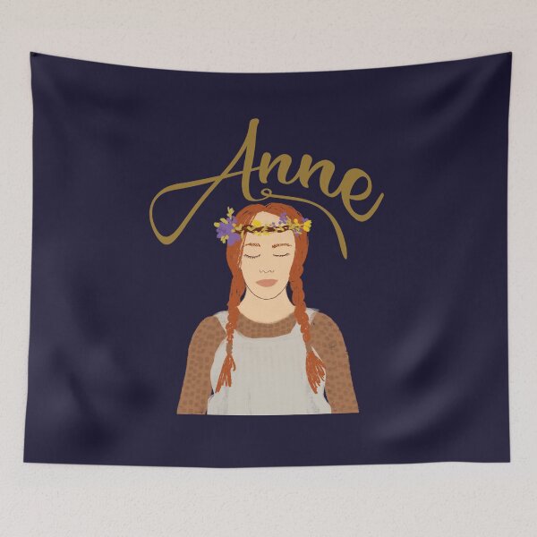 Item preview, Anne with an e, Anne of Green Gables, portrait of Anne designed and sold by FreckledBliss.