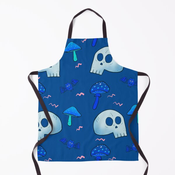 Item preview, Blue Halloween themed pattern designed and sold by HelloRea.