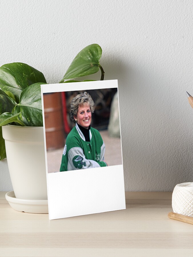 Princess Diana - The Philadelphia Eagles Jacket Art Board Print for Sale  by callmesewer