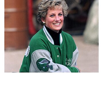 Princess Diana - The Philadelphia Eagles Jacket Art Board Print for Sale  by callmesewer