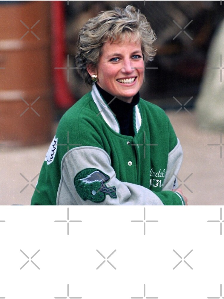 THE VINTAGE PRINCESS DIANA LOVES TO WEAR A JACKET WITH THE EAGLES SHIRT AND  STICKER ' iPhone Case for Sale by AllNeeders