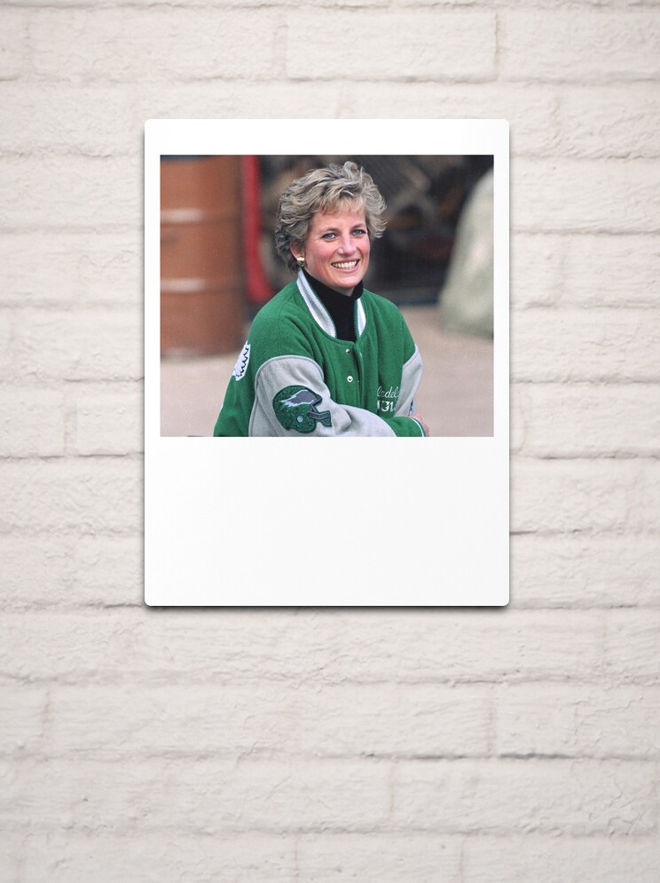 Princess Diana Wearing Philadelphia Eagles Jacket Shirt - High