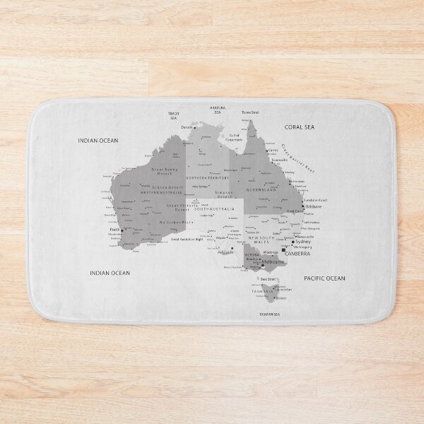 Item preview, Australia Map designed and sold by UrbanEpiphany.
