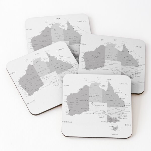 Item preview, Australia Map designed and sold by UrbanEpiphany.
