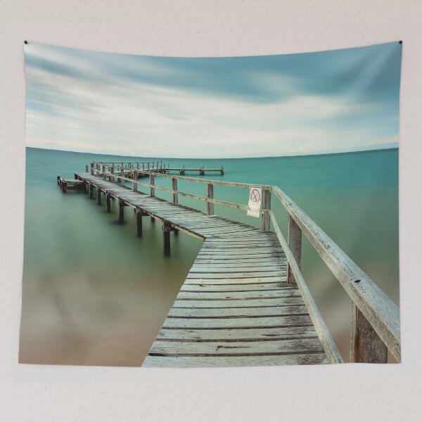 Item preview, Shelley Beach Jetty, Portsea designed and sold by susanzentay.