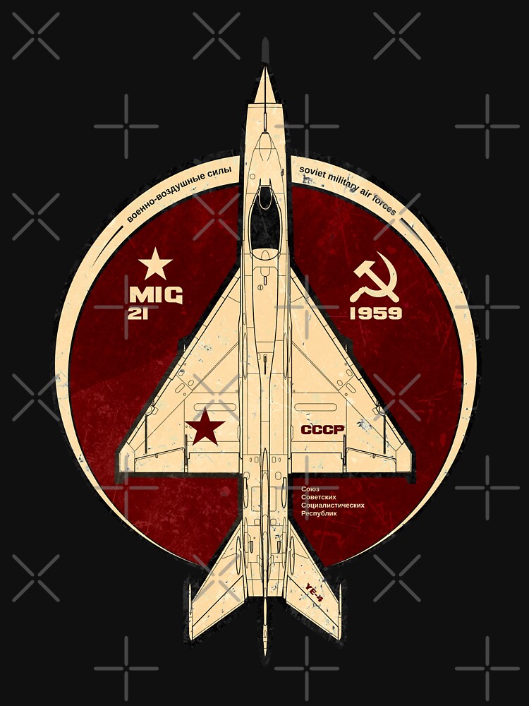 Mig-21 Essential T-Shirt for Sale by StrongVlad