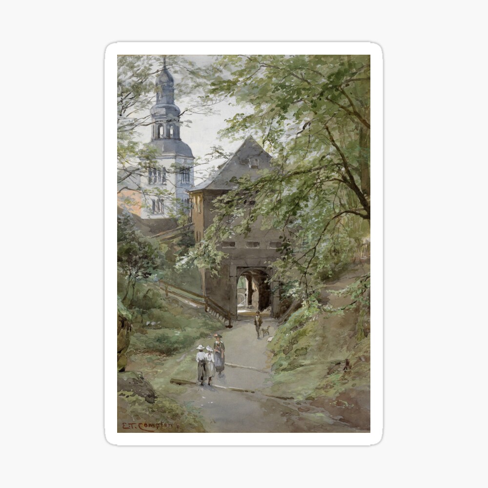 Mulln Monastery In Augustiner Braustubl Salzburg Poster By Vintagearchive Redbubble