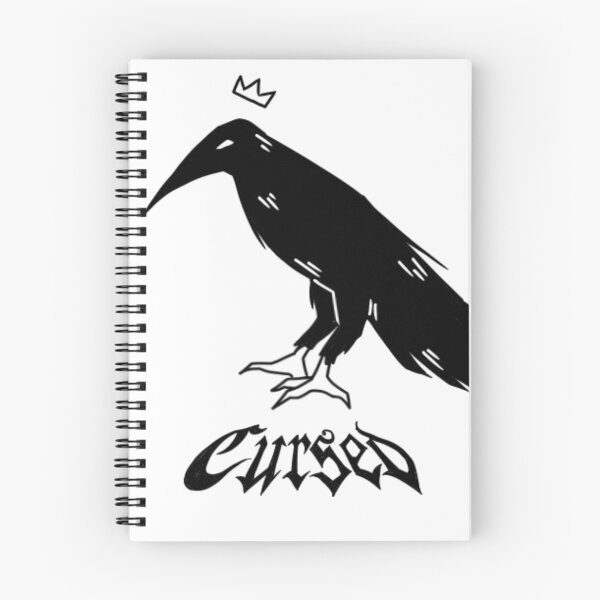 Item preview, Black and White Gothic Crow designed and sold by starpigeon.