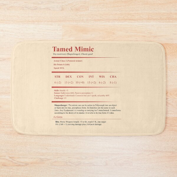 Item preview, Tamed Mimic designed and sold by jomuxc.