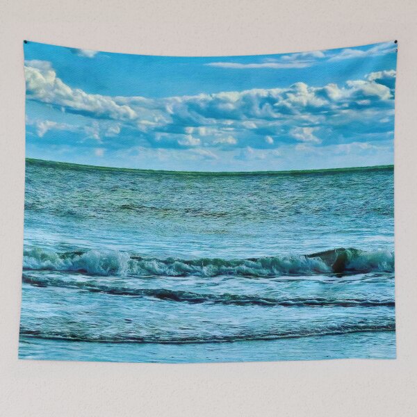 Item preview, Waves of the Atlantic on a Clear Day designed and sold by Pamela Storch.