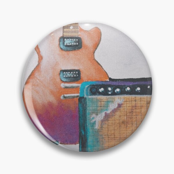 Item preview, Electric Guitar and Amplifier Painting  designed and sold by purplescenery.