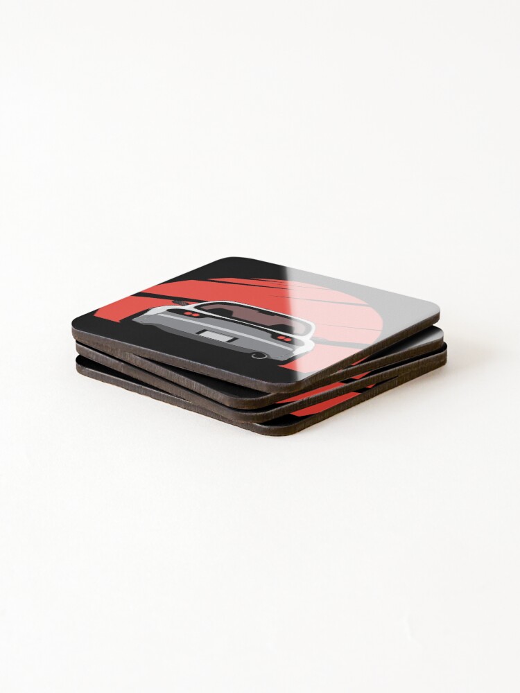 Thumbnail 4 of 5, Coasters (Set of 4), Mazda RX7 designed and sold by Riazzzy.